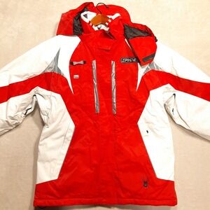 Spyder Womans Ski Jacket Sz.2XL/Red-Black/X-Static Insulation/Dermizax Fabric
